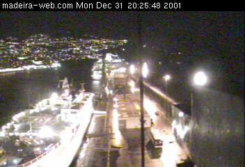 Black Prince in Madeira for the New Year Fireworks, 31/12/01