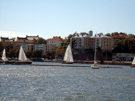 in the harbour