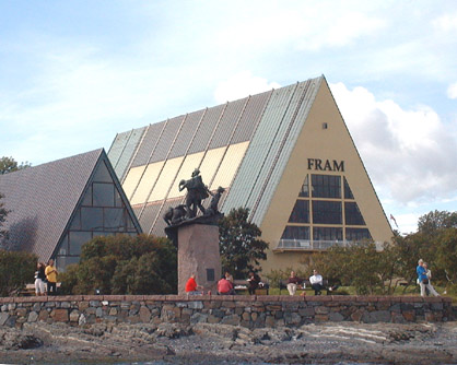 Amundsen's Polar Ship Fram museum buildings