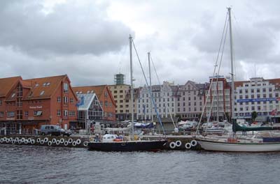 Bergen - Strandkaien Shops from Bryggen