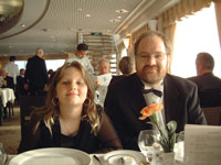 Dave & Beverley in the Thistle Restaurant