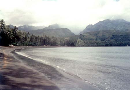 Beach with Black Sand