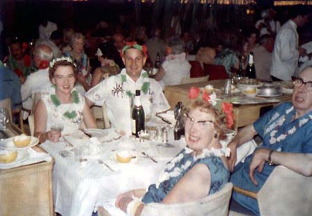 Audrey & Brian at Tahiti Night with the Woodfords
